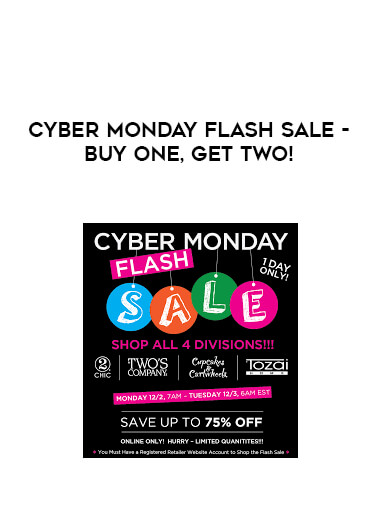 Cyber Monday Flash Sale - Buy One