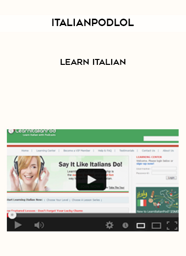 ItalianpodlOl - Learn Italian digital download