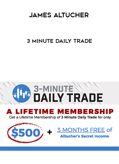 James Altucher - 3 Minute Daily Trade digital download