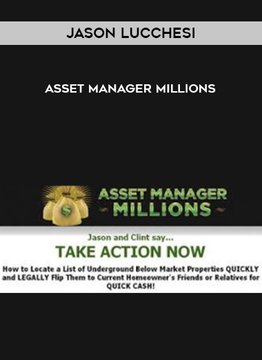 Jason Lucchesi – Asset Manager Millions digital download