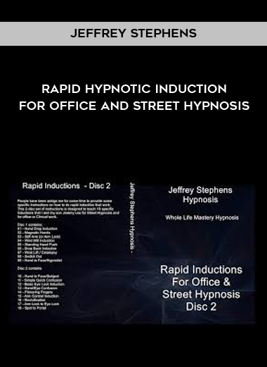 Jeffrey Stephens - Rapid Hypnotic Induction for Office and Street Hypnosis digital download
