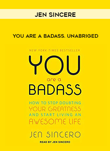 Jen Sincere - You Are A Badass. Unabriged digital download