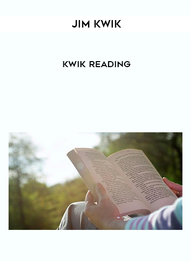 Jim Kwik – Kwik Reading digital download