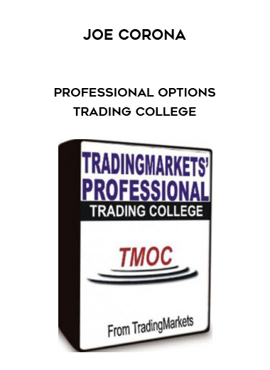 Joe Corona – Professional Options Trading College digital download