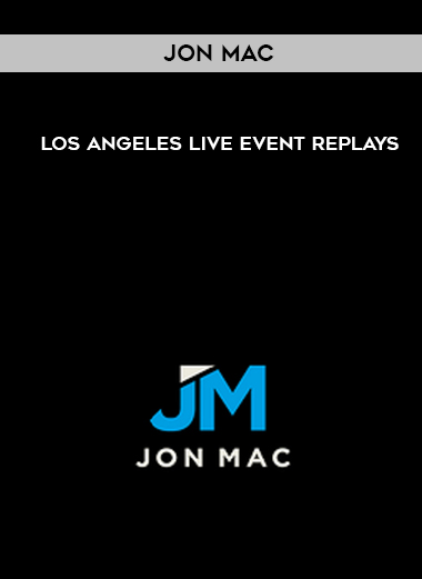 Jon Mac – Los Angeles Live Event Replays digital download