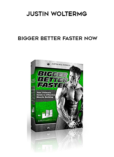 Justin Woltermg - Bigger Better Faster Now digital download