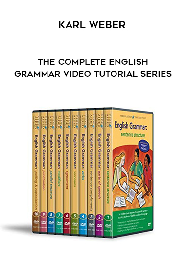 Karl Weber - The Complete English Grammar Video Tutorial Series digital download