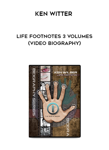 Ken Witter Life footnotes 3 Volumes (Video Biography) digital download