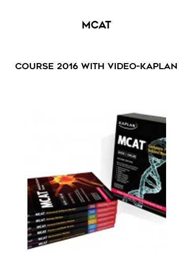 MCAT Course 2016 with Video-Kaplan digital download