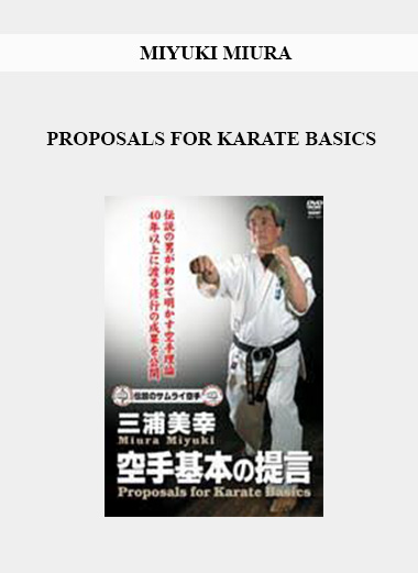 MIYUKI MIURA - PROPOSALS FOR KARATE BASICS digital download