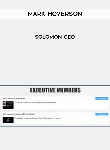 Mark Hoverson - Solomon CEO digital download