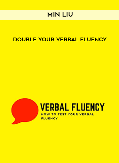 Min Liu - Double Your Verbal Fluency digital download