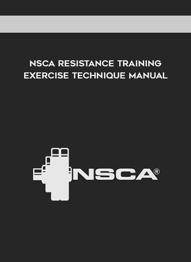 NSCA Resistance Training Exercise Technique Manual digital download