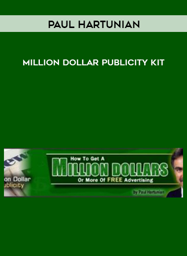 Paul Hartunian – Million Dollar Publicity Kit digital download