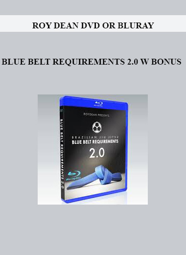 ROY DEAN DVD OR BLURAY - BLUE BELT REQUIREMENTS 2.0 W BONUS digital download