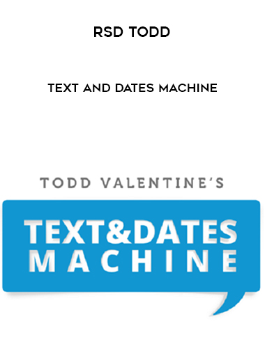 RSD Todd - Text And Dates Machine digital download