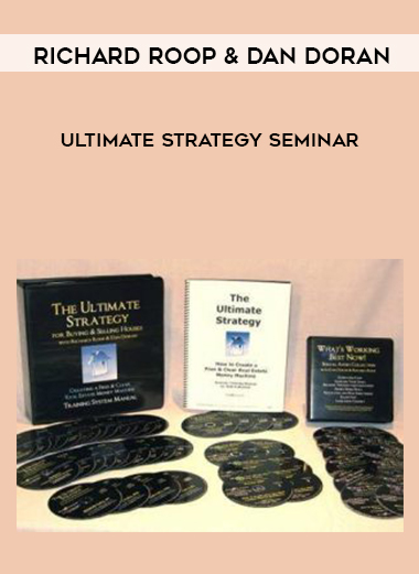 Richard Roop & Dan Doran – Ultimate Strategy Seminar digital download