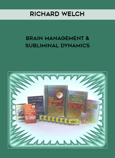 Richard Welch - Brain Management & Subliminal Dynamics digital download