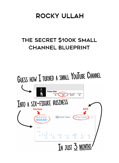 Rocky Ullah - The Secret $100K Small Channel Blueprint digital download