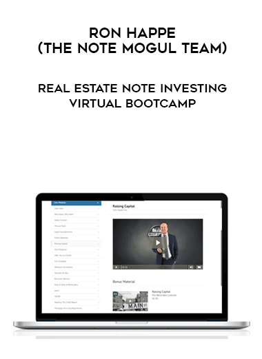 Ron Happe (The Note Mogul Team) – Real Estate Note Investing Virtual Bootcamp digital download