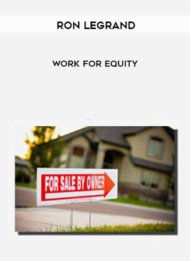 Ron Legrand - Work for Equity digital download