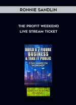 Ronnie Sandlin – The Profit Weekend Live Stream Ticket digital download