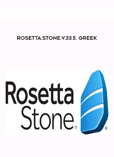 Rosetta.Stone.V.33.5. Greek digital download