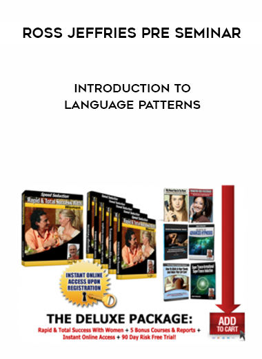 Ross Jeffries Pre Seminar – Introduction To Language Patterns digital download