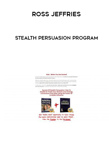 Ross Jeffries - Stealth Persuasion Program digital download