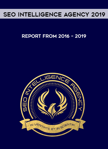 SEO Intelligence Agency 2019 digital download