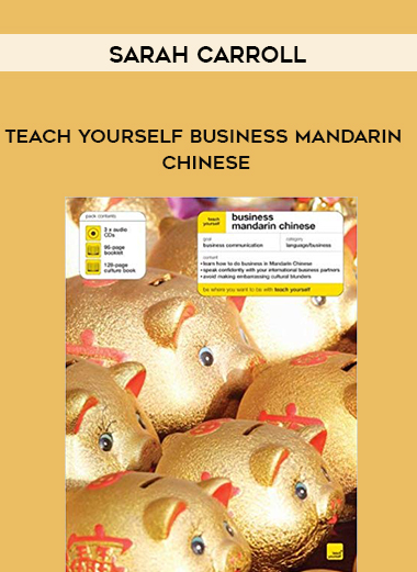 Sarah Carroll - Teach Yourself Business Mandarin Chinese digital download