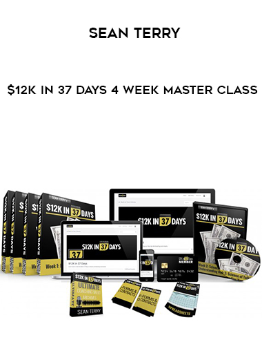 Sean Terry – $12k in 37 Days 4 Week Master Class digital download