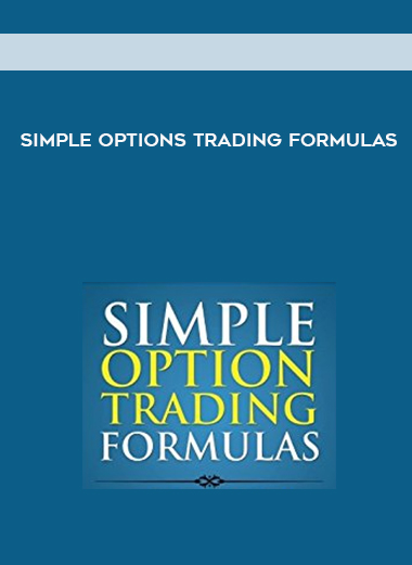 Simple Options Trading Formulas digital download