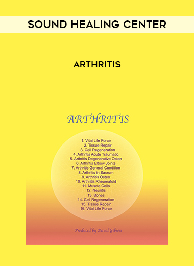 Sound Healing Center - Arthritis digital download