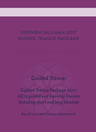 Stephen Gilligan 2017 Guided Trance Package digital download