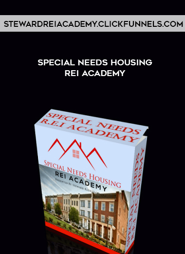Stewardreiacademy.clickfunnels.com - Special Needs Housing REI Academy digital download