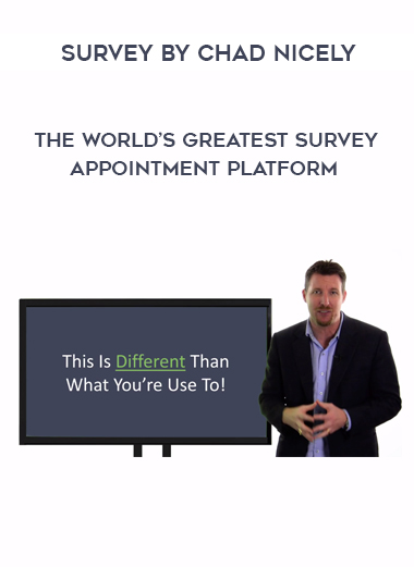 Survay by Chad Nicely – The World’s Greatest Survey + Appointment Platform digital download