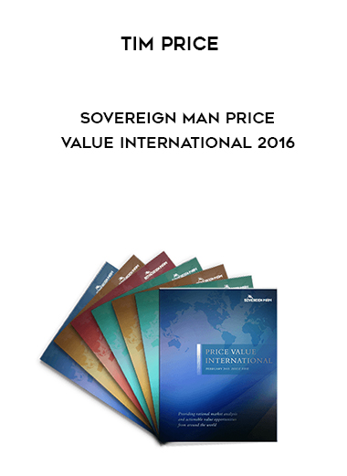 Tim Price - Sovereign Man Price Value International 2016 digital download