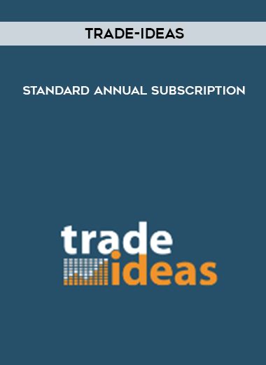 Trade-ideas – Standard Annual Subscription digital download