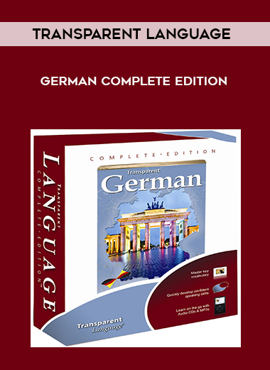 Transparent Language - German Complete Edition digital download
