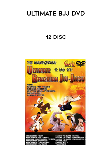 Ultimate BJJ DVD - 12 Disc digital download
