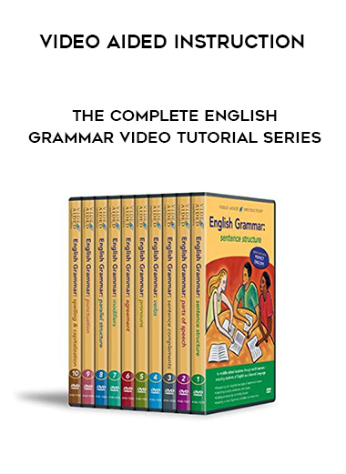 Video Aided Instruction - The Complete English Grammar Video Tutorial Series digital download