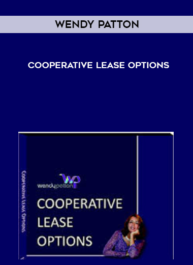 Wendy Patton - Cooperative Lease Options digital download
