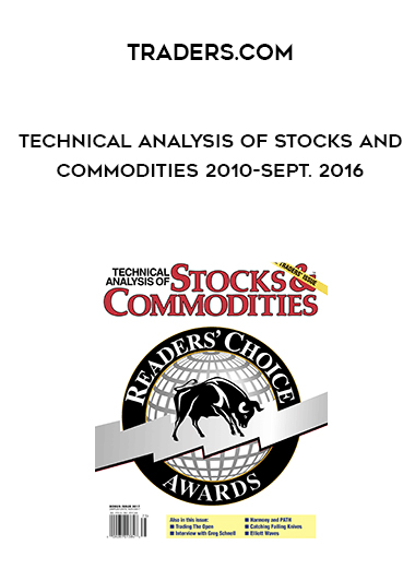Technical Analysis of Stocks and Commodities 2010-Sept. 2016 digital download