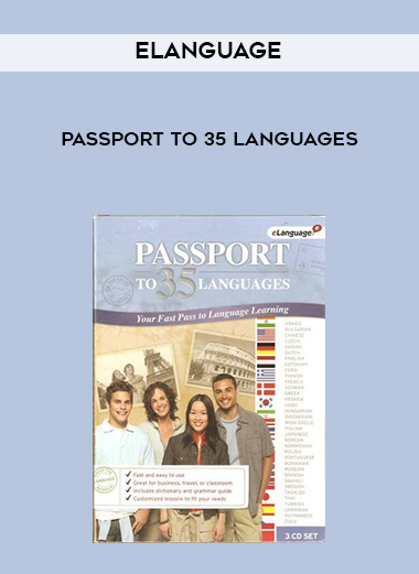 eLanguage - Passport To 35 Languages digital download