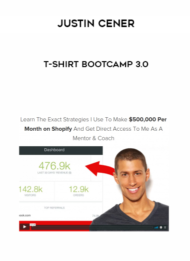 Justin Cener – T-Shirt Bootcamp 3.0 digital download