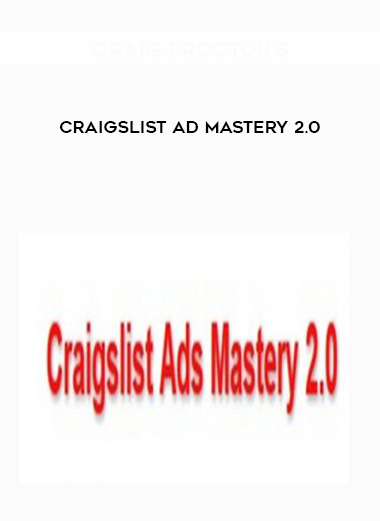 Craigslist Ad Mastery 2.0 digital download