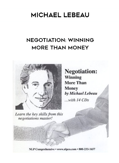 Michael Lebeau – Negotiation: winning more than money digital download