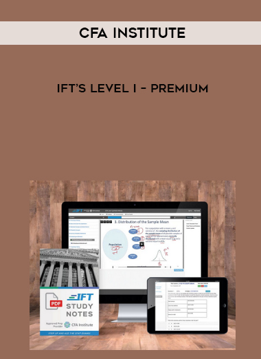 CFA Institute – IFT’s Level I – Premium digital download