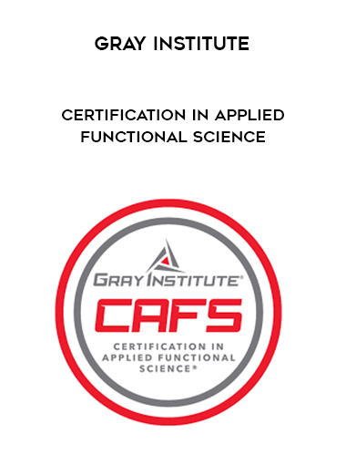 Gray Institute: Certification in Applied Functional Science digital download